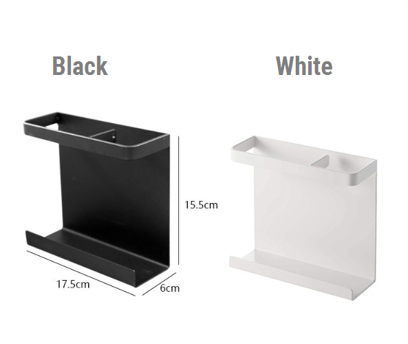 Thumbnail: Magnetic Spice Rack Single Tier Refrigerator spice organizer Shelf