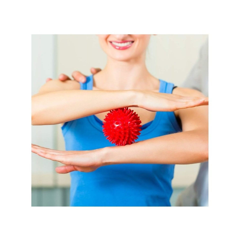 2Pcs - 7.5cm Massage Ball Spiky Massage, Balls for All Over Body Deep Massage