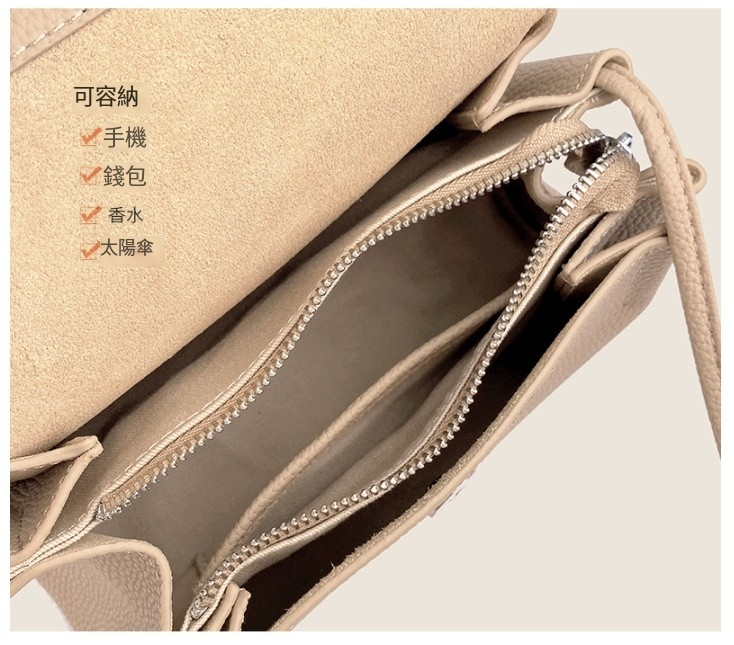 Thumbnail: Fashionable women's genuine leather crossbody bag, trendy special crossbody bag