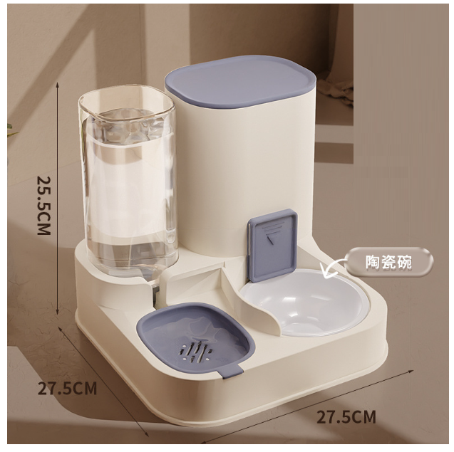 Thumbnail: Automatic pet feeder for cats and dogs, water fountain for dogs and cats