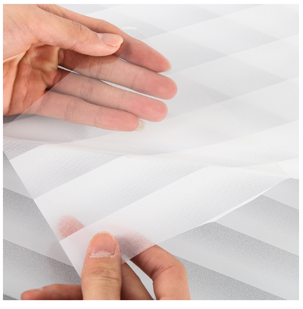 Thumbnail: 3D Blinds Pattern Static Adhesive Window Glass Film, Anti-UV Window Sticker, Sui