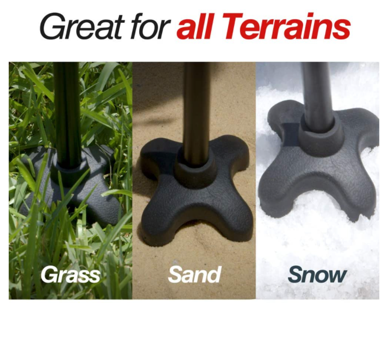 Thumbnail: Multifunctional aluminum alloy crutches, adjustable walking sticks, walking aids