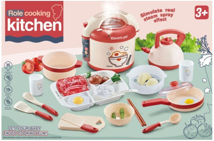 Children's rice cooker toys, play kitchen toy sets