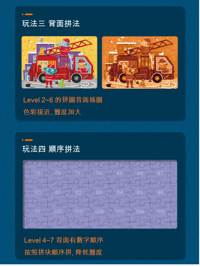 Thumbnail: Children’s advanced educational puzzles Logic training, Level 1~Level 7