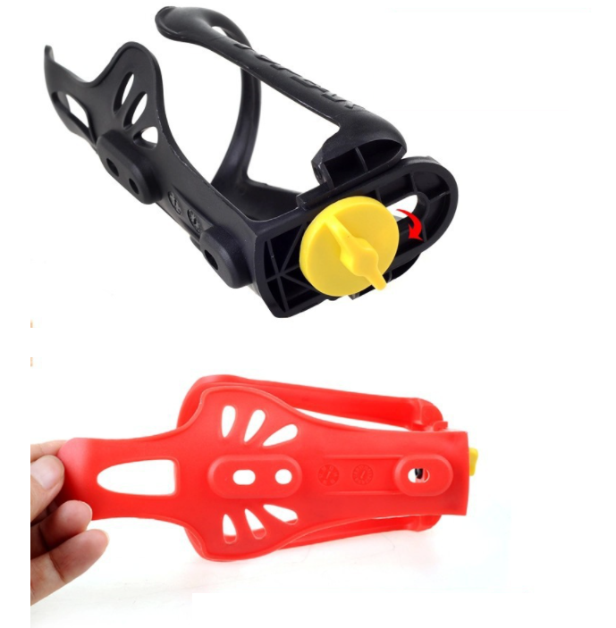 Thumbnail: Bike bottle cage with adjustment knob