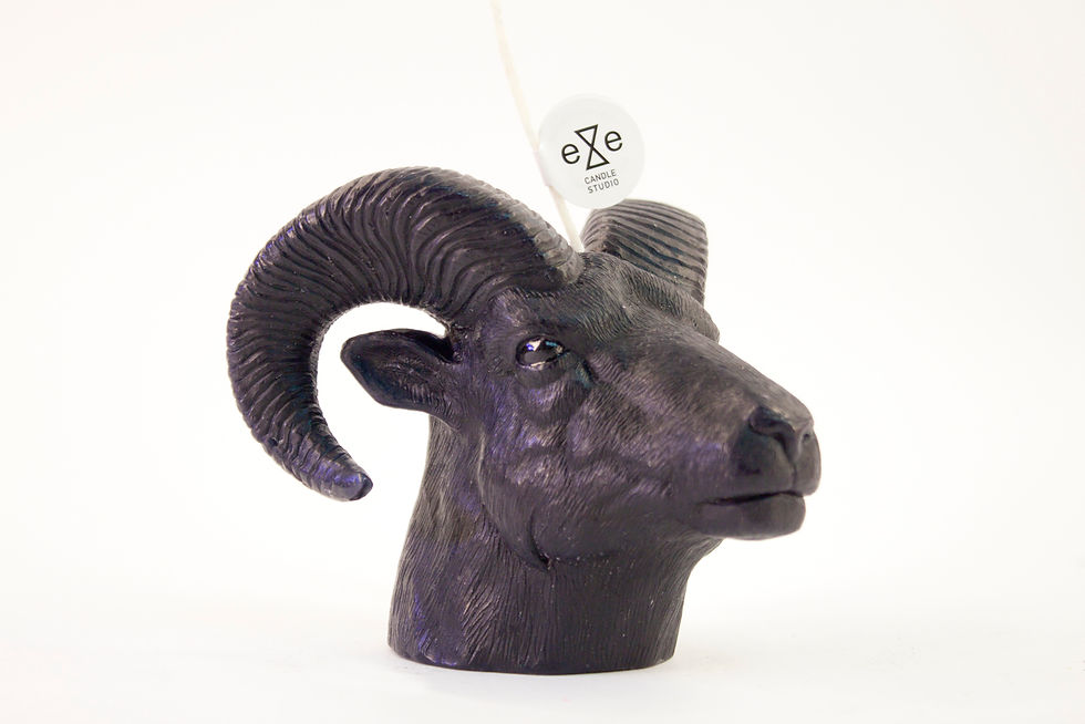 Mouflon Candle (Black)