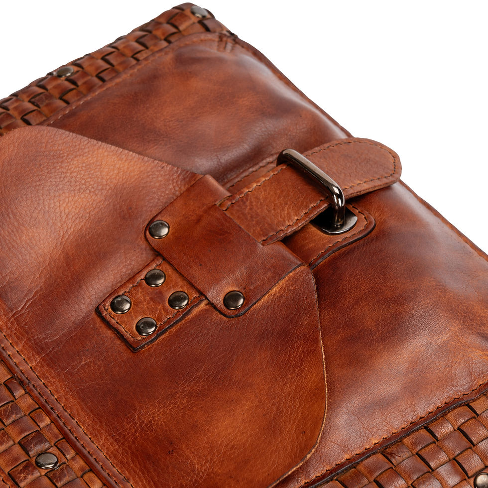 Thumbnail: Leather Shoulder Bag - Elsa