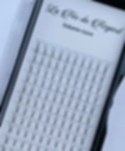 Extensions de cils en soie - 2D - 10mm - Courbure C