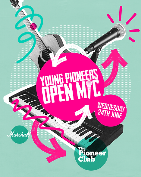 Young Pioneers U18 Open Mic