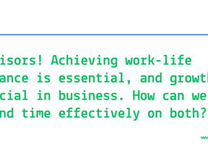 Achieving Work-Life Balance and Business Growth with AI in Wealth Management