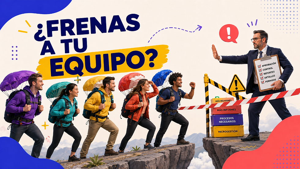Un líder frenando el desempeño de sus equipos
