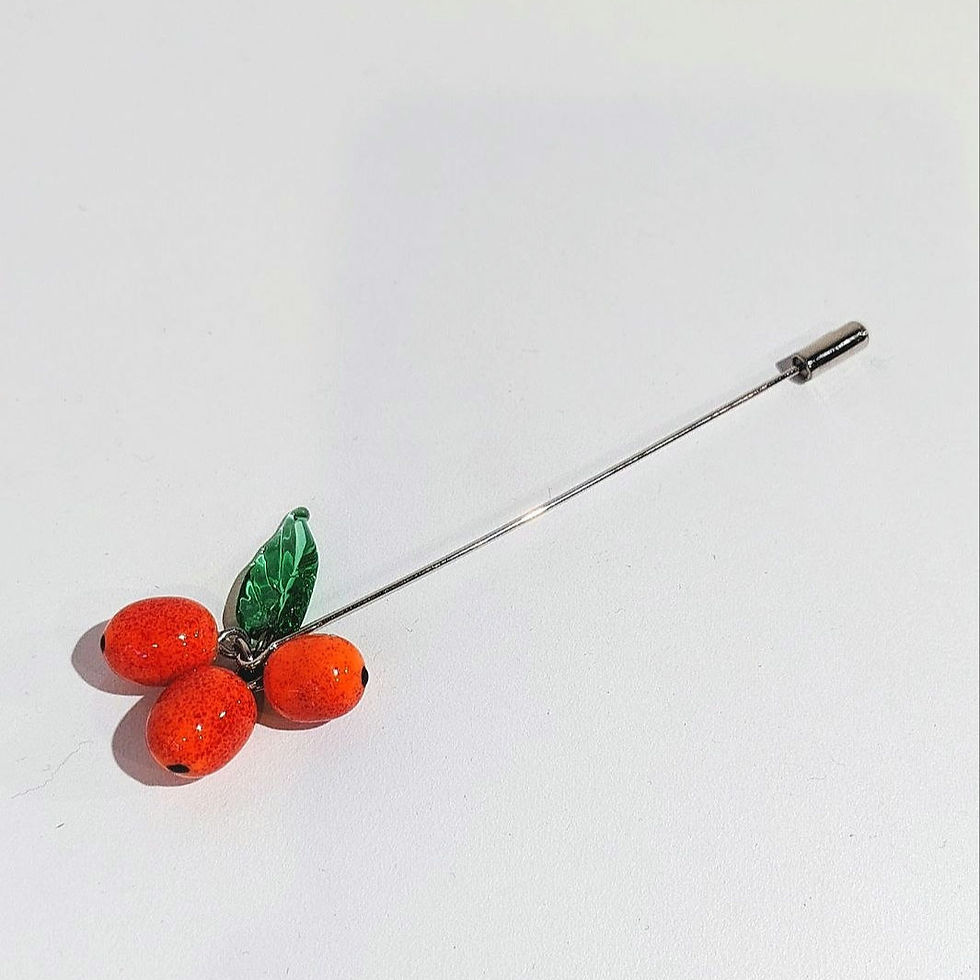 Миниатюра:  Brooches "Too Good to Eat" — Handcrafted realistic glass jewelry collection. 