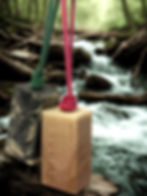 natural soap on a rope mineral rich clays australian pink clay and french red clay