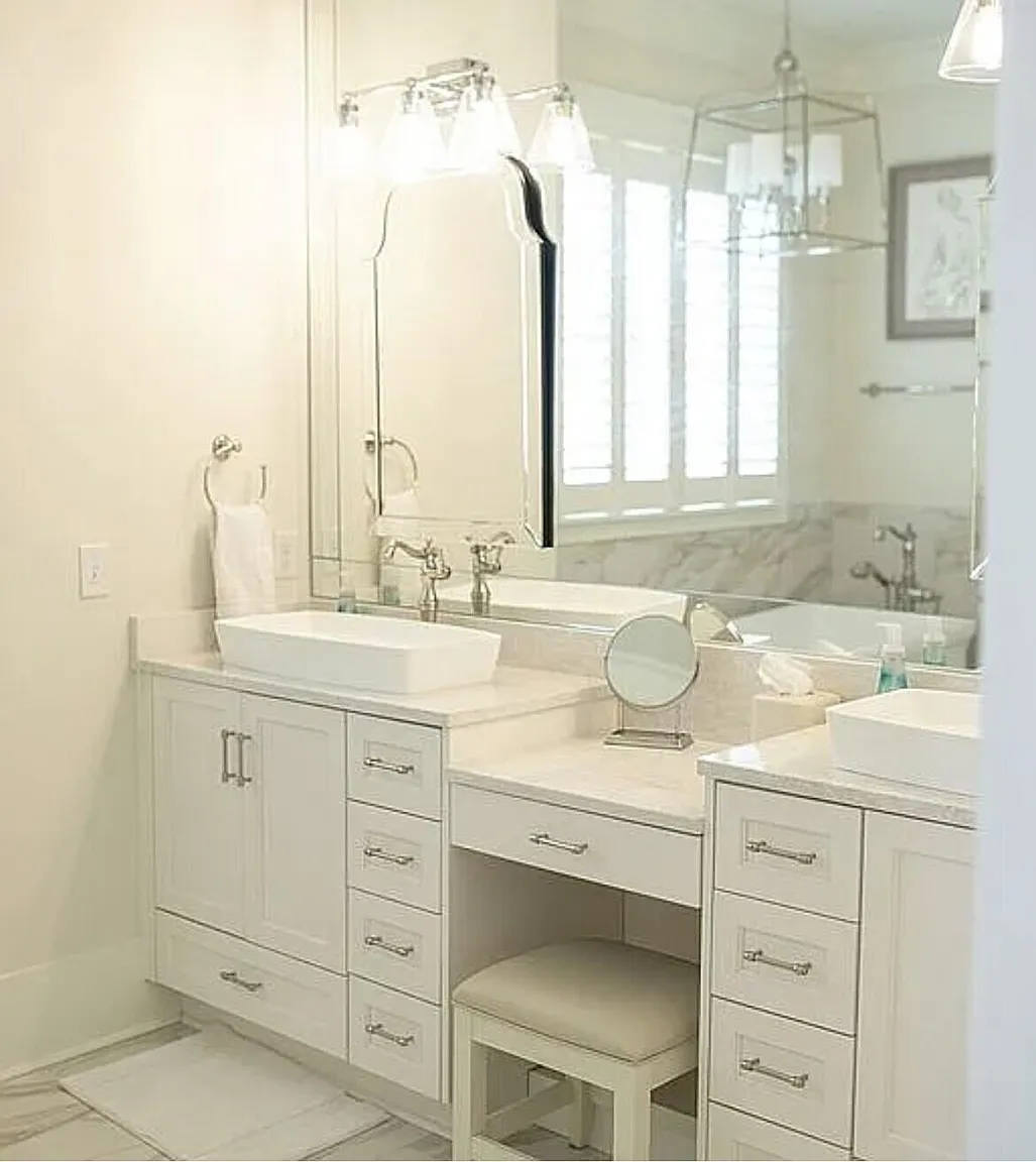 Primary Bathroom — Double Vanity