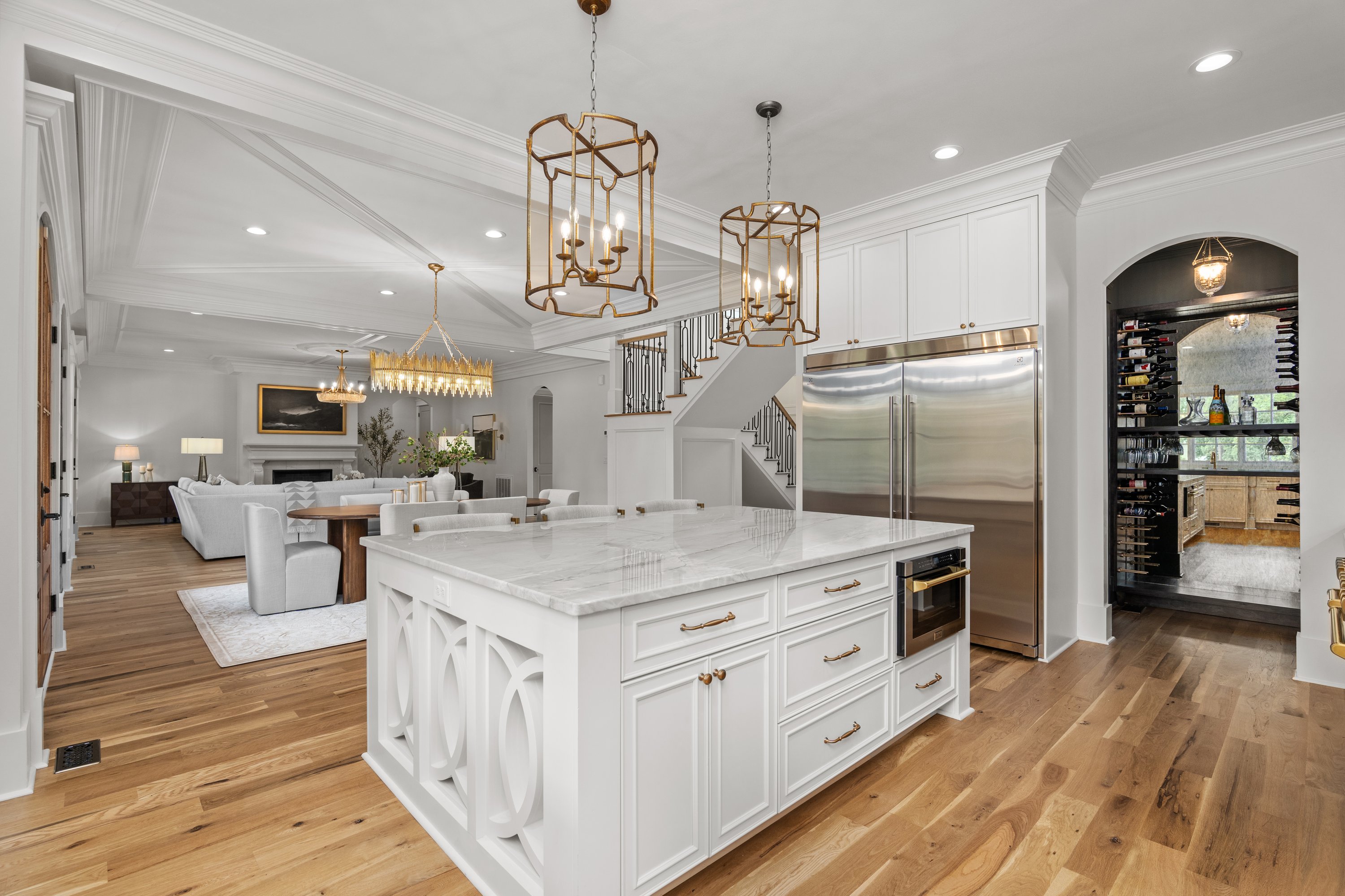 Open-Concept Kitchen & Living Area