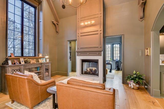 Sitting Area with Fireplace