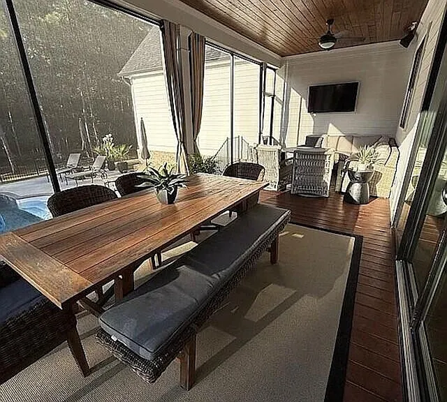 Covered Outdoor Dining Area