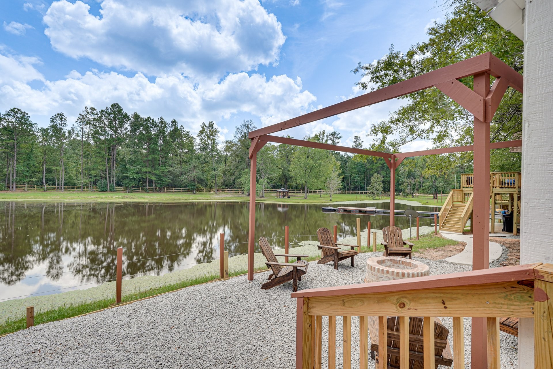 Outdoor entertaining area