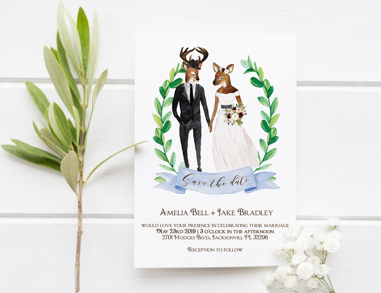 Invitatie forest animals