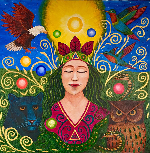 The Oracle of Ayahuasca | Acrylic