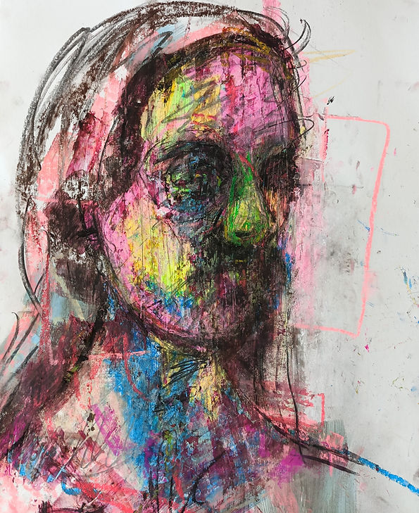 The Silence | Mixed Media on Paper