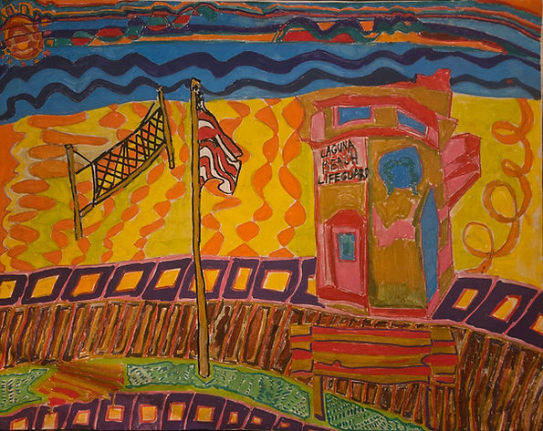 Main Beach 1 of 3 | Acrylic on Canvas