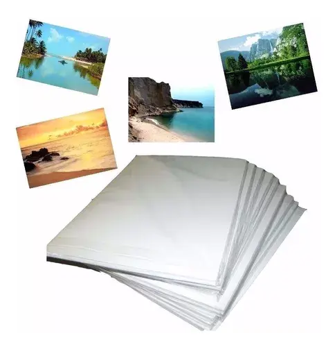 Papel Fotográfico Adesivo Glossy A4 130g