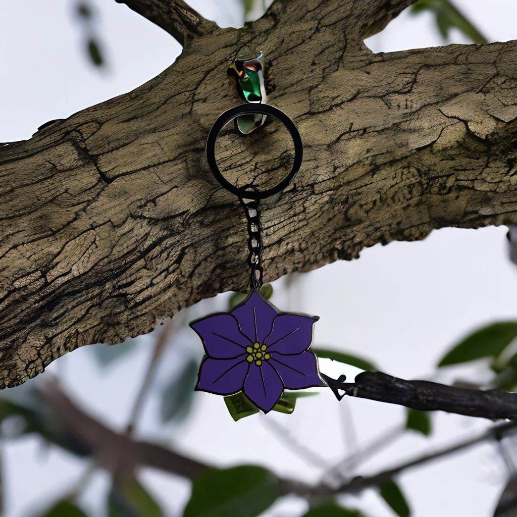 (U) Bermudiana Hard Enamel Keychain