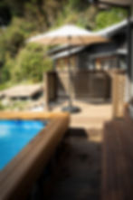 Wood deck