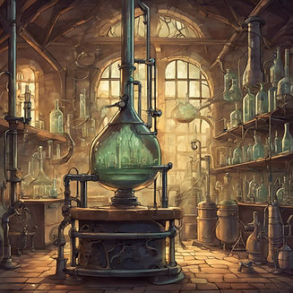 Distillation in a laboratory.jpg