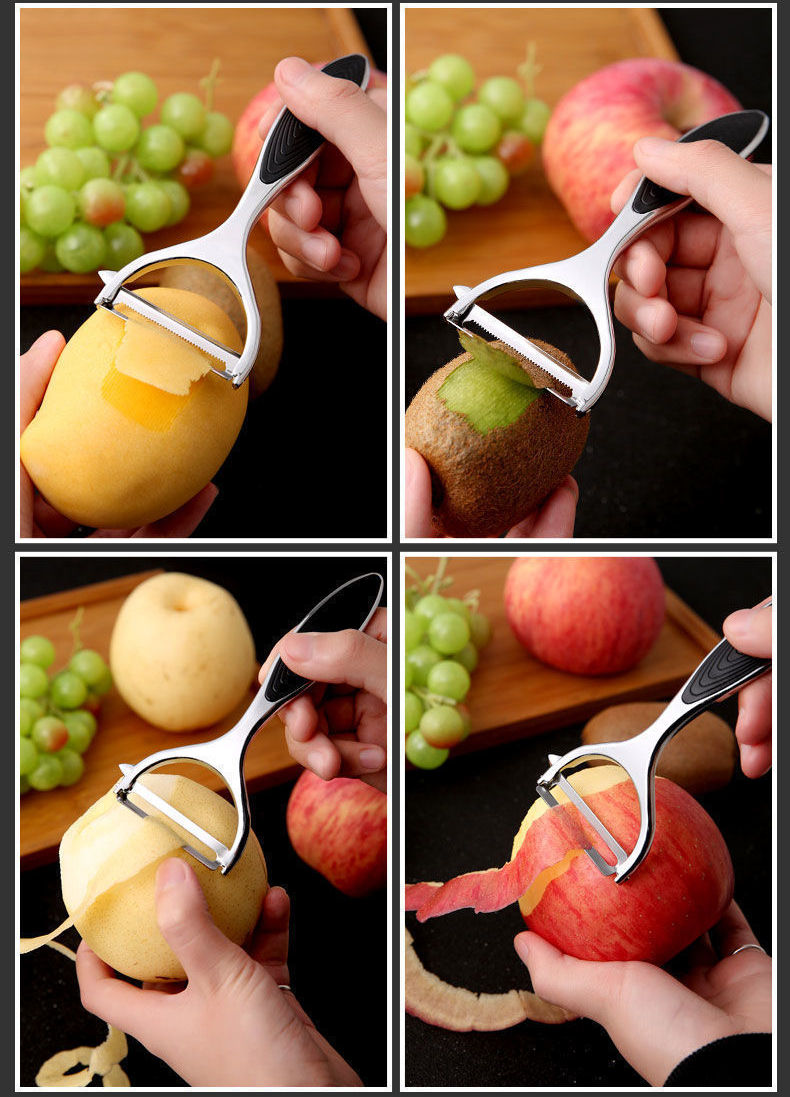 Miniatura: 1PC Stainless Steel Vegetable Peeler Potato Peeler Multi-function Carrot Grater 