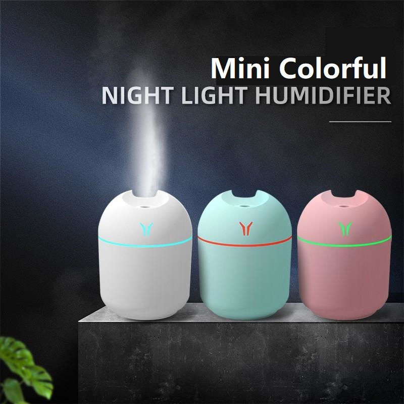 Miniatura: 250ML USB Mini Air Humidifier Aroma Essential Oil Diffuser For Home Car Ultrason