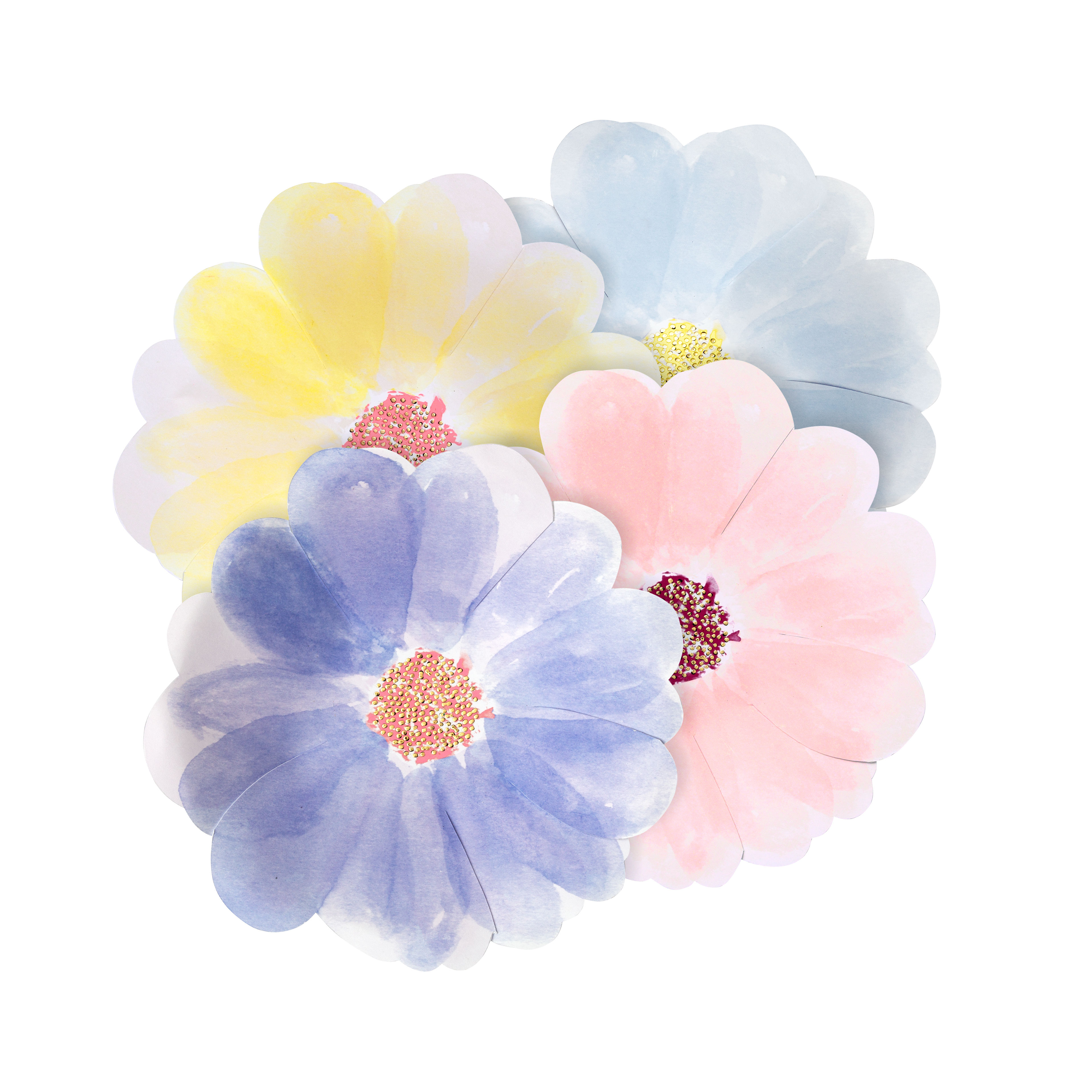 Plato Flores Colores