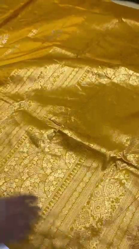 Thumbnail: SP-20-Free shipping Handwoven soft silk saree with plain blouse