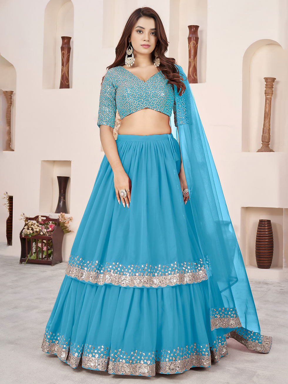 Premium wedding lehenga India export