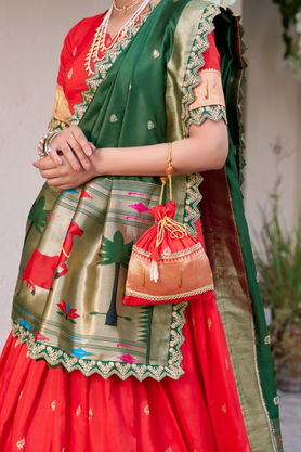 Party wear ethnic outfit stitched bridal lehenga with elegant craftsmanship