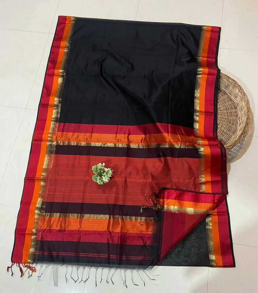 Indian handloom silk saree for women