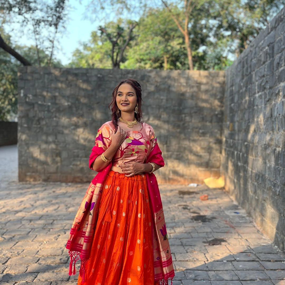 Thumbnail: Authentic Indian engagement lehenga