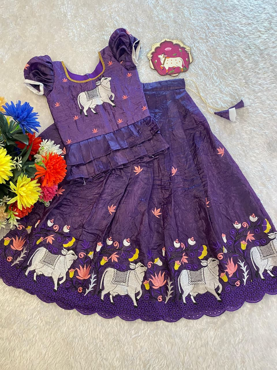 Thumbnail: Traditional Indian dress for girls