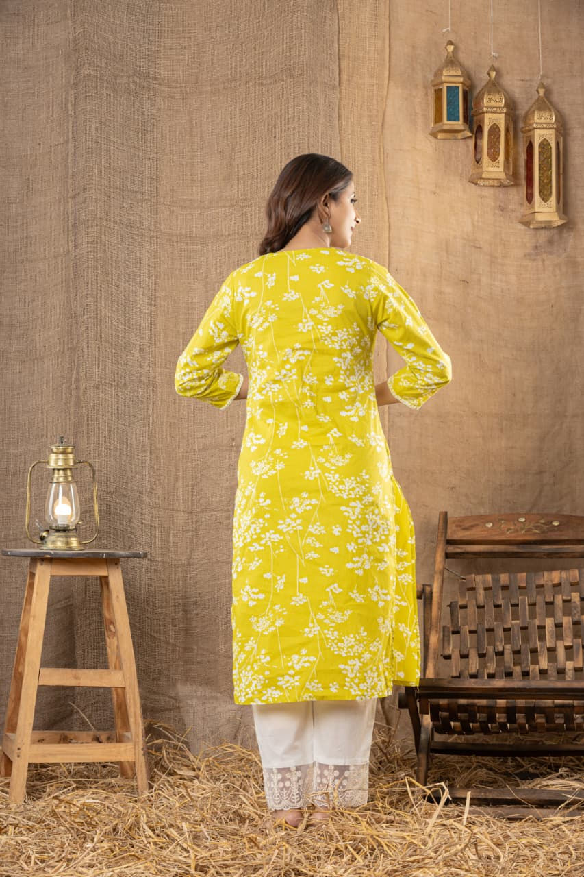 Thumbnail: SP-06 cotton chikankari kurti pant