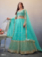 Premium fabric Indian bridal lehenga for wedding and engagement