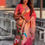 Thumbnail: easy to drape wedding wear saree