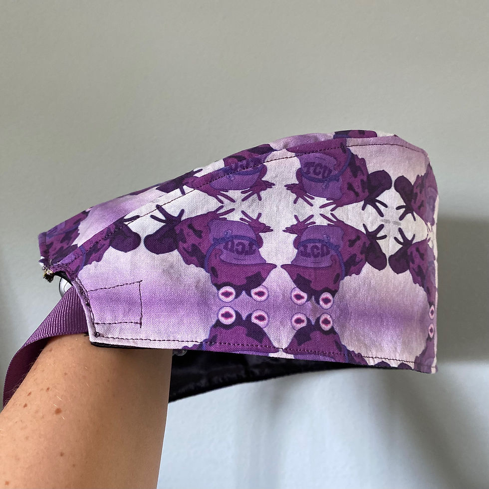 Thumbnail: TCU Purple Hypnotoad Scrub Cap