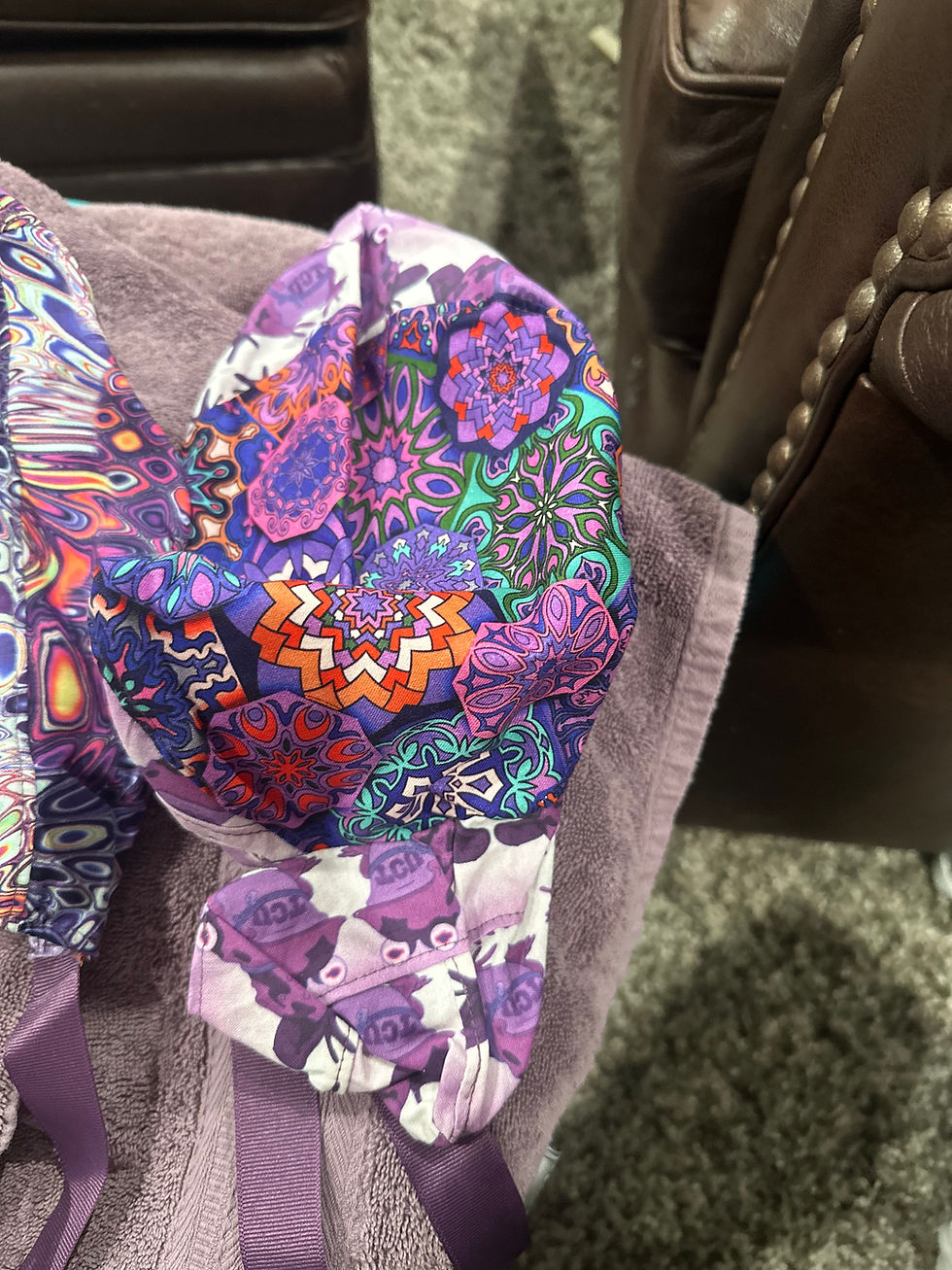 Thumbnail: TCU Purple Hypnotoad Scrub Cap