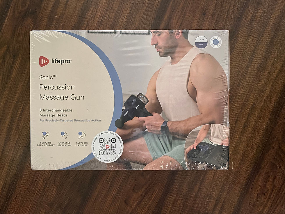 Thumbnail: LifePro Sonic Percussion Massage Gun - sealed in box