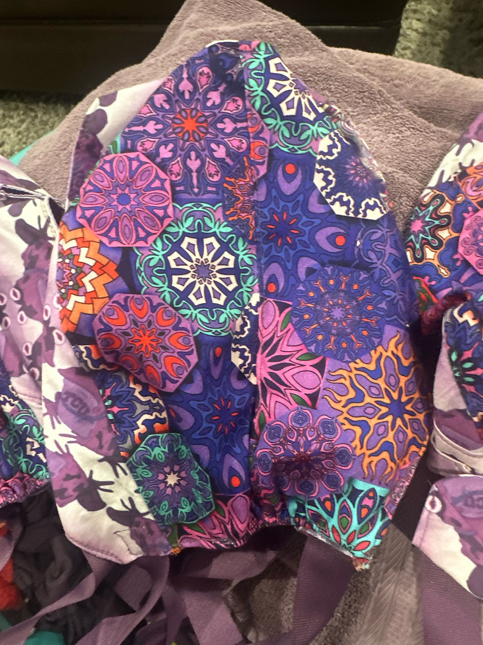 Thumbnail: TCU Purple Hypnotoad Scrub Cap