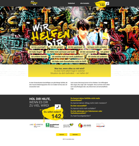 Tel. 142 - Rat und Hilfe für junge Menschen www.wir-helfen-dir.at