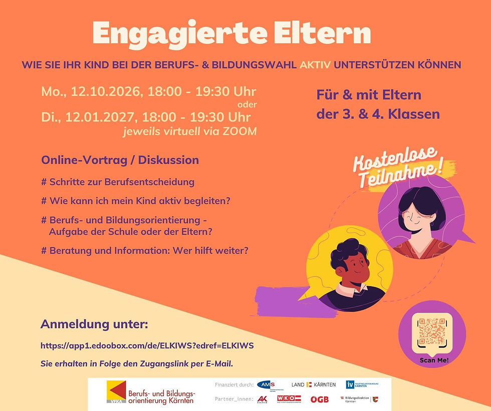 Engagierte Eltern am 21.1.2027 online