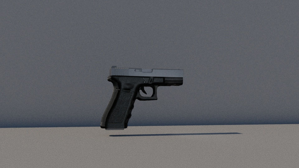 3d animated striker fire gun