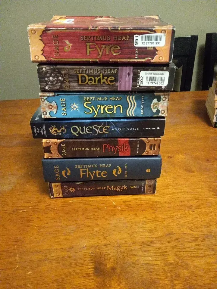 Thumbnail: Septimus Heap Complete Set 1-7 - Series Angie Sage - Lot of 7 Books
